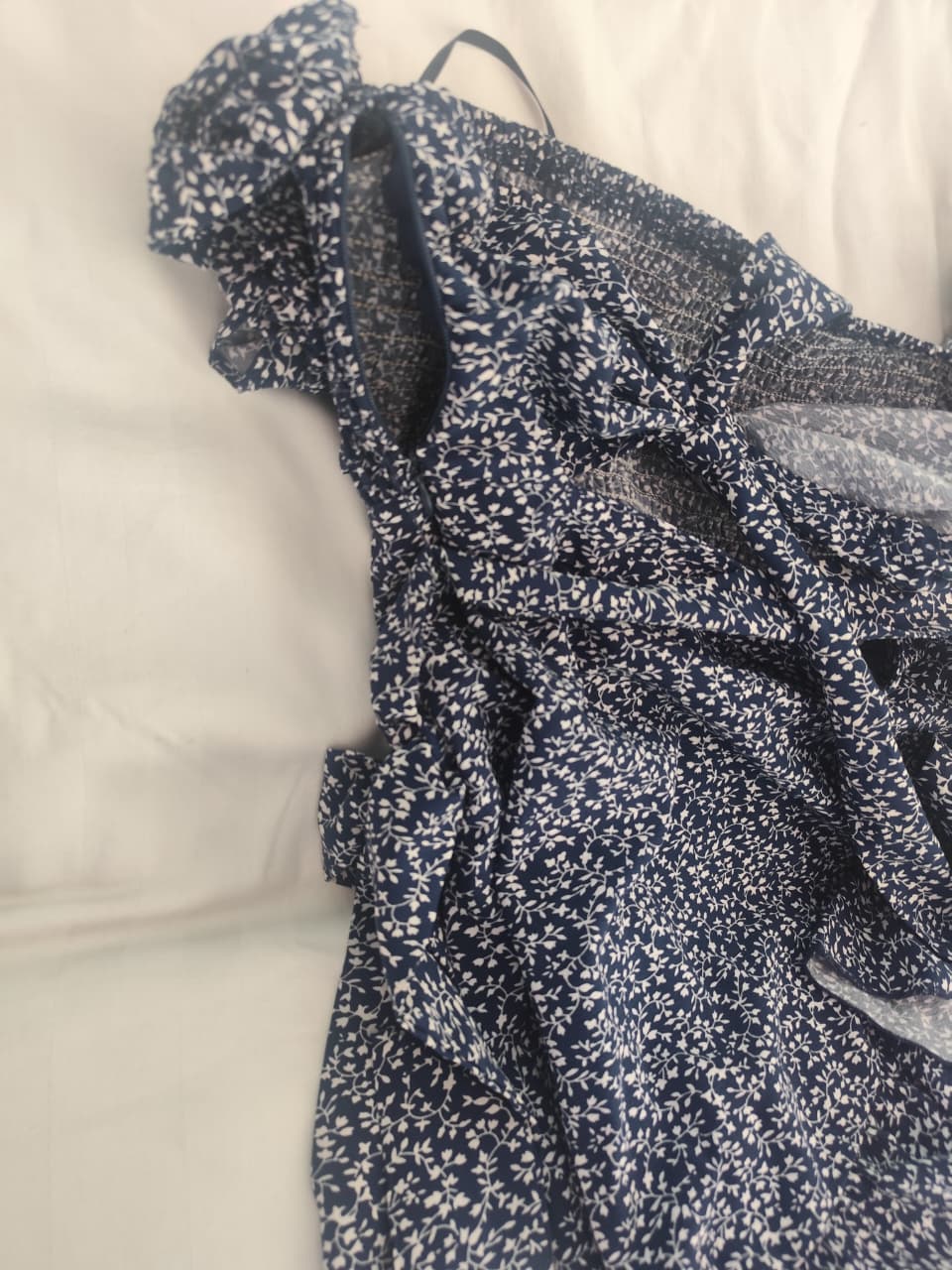 Vestido flores corto