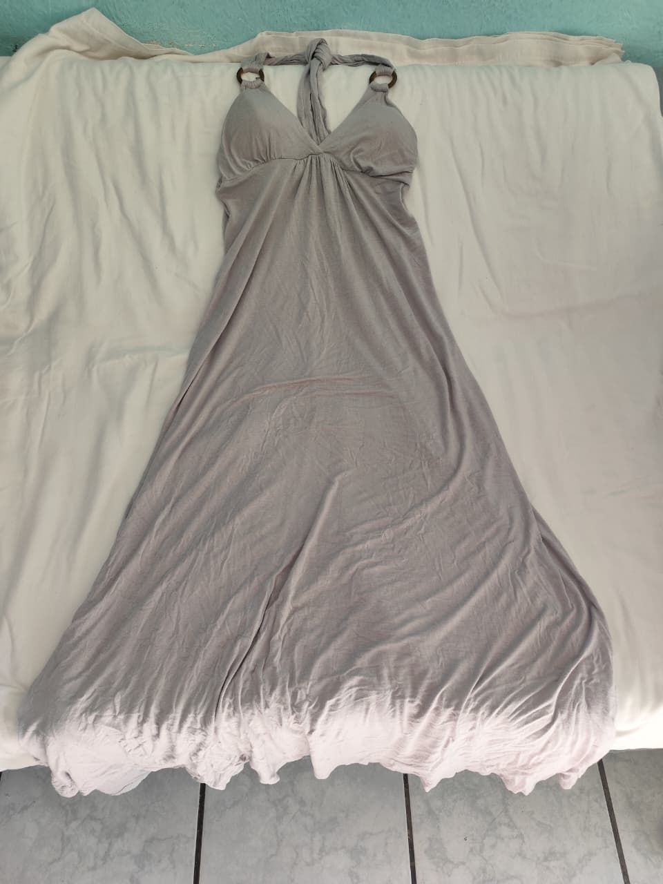 Vestido Largo de Playa Gris Love Culture Talla S