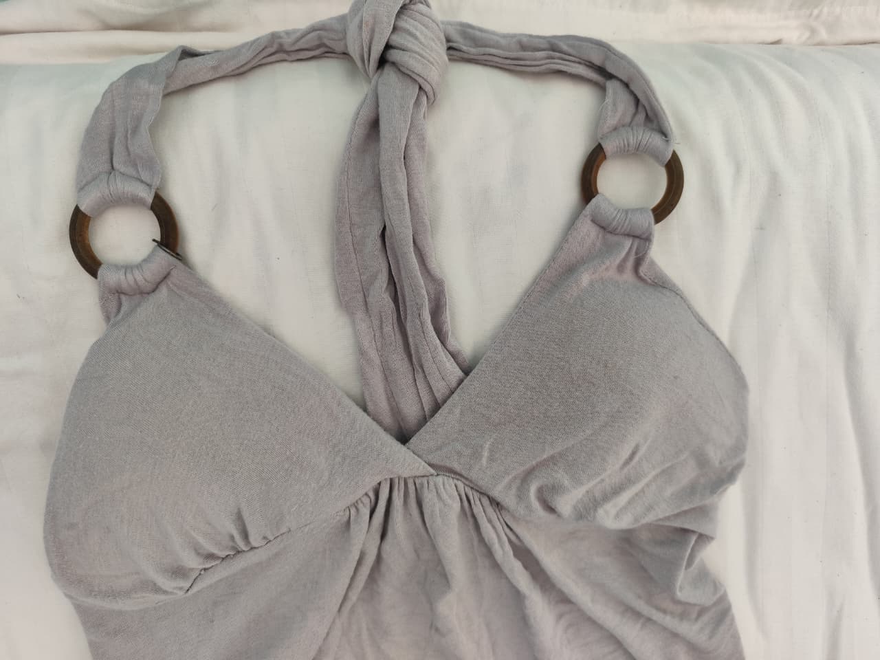 Vestido Largo de Playa Gris Love Culture Talla S