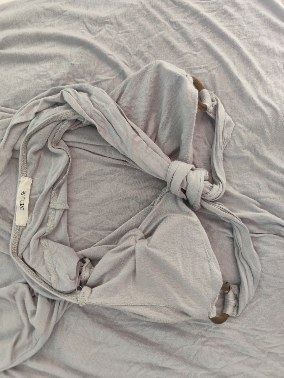 Vestido Largo de Playa Gris Love Culture Talla S