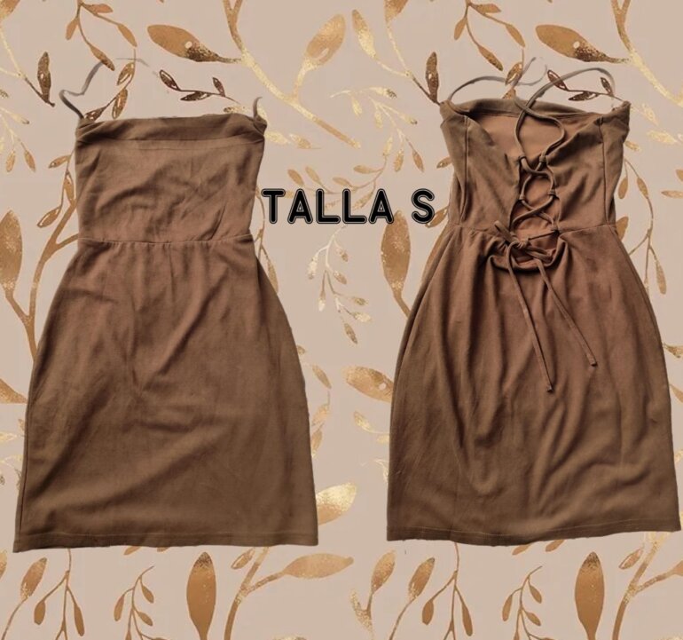 Vestido Cafe sin mangas