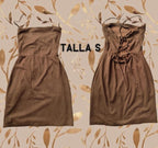 Vestido Cafe sin mangas