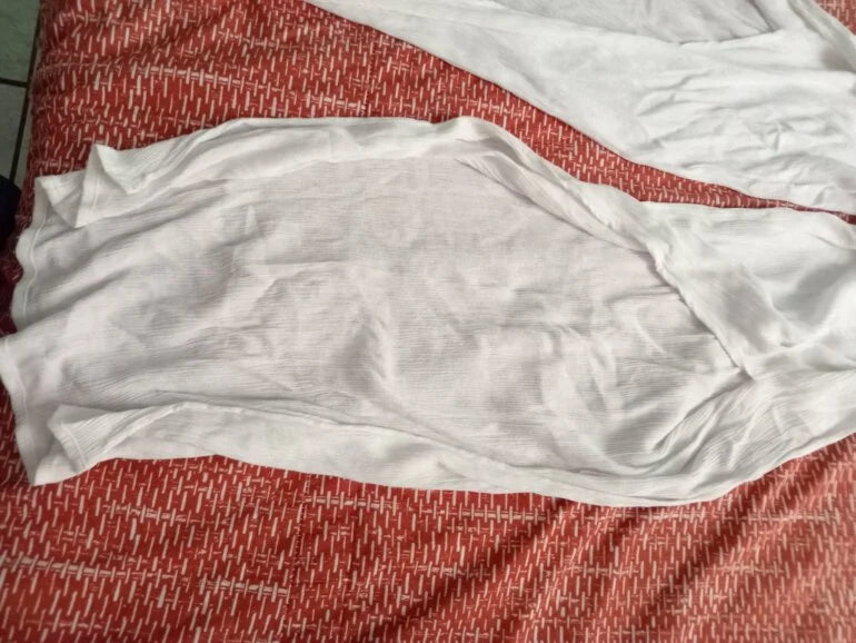 Pantalon de playa blanco