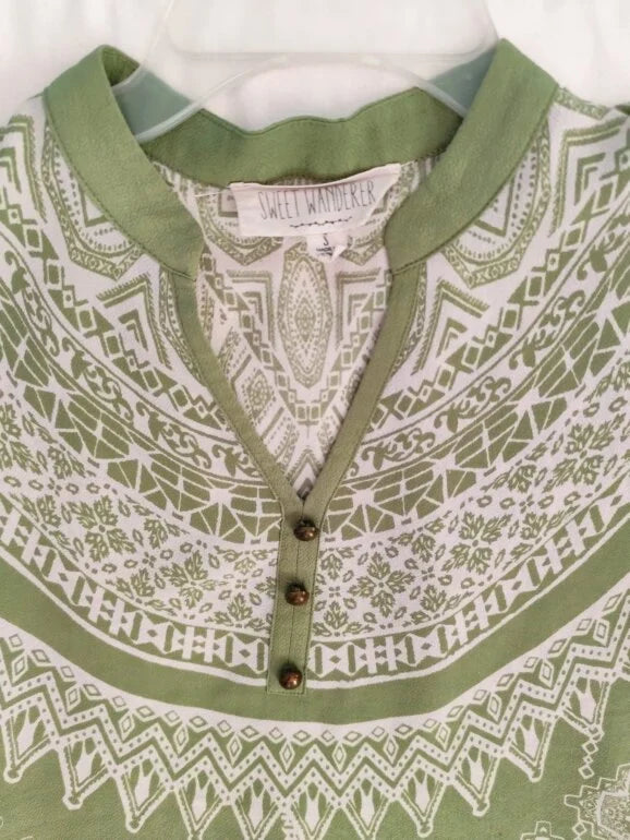 Blusa Verde Claro de dama