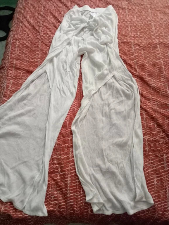 Pantalon de playa blanco
