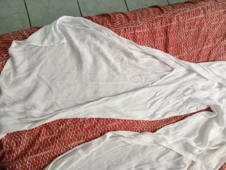 Pantalon de playa blanco